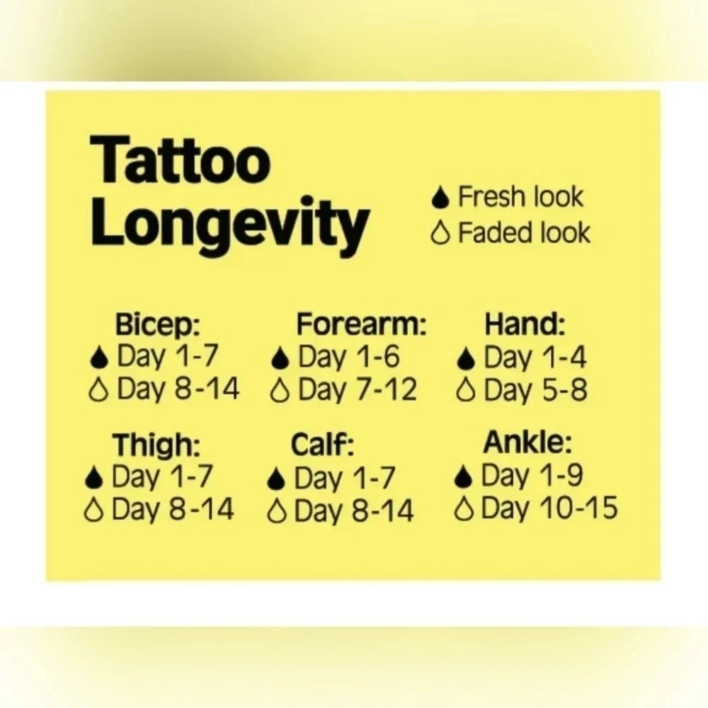 X4 Inkbox For Now Ink Tattoos - Picture 9 of 9